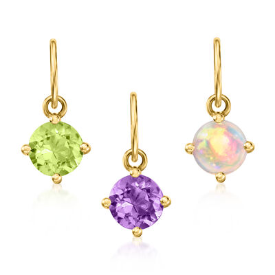 Birthstone Charm in 14kt Yellow Gold