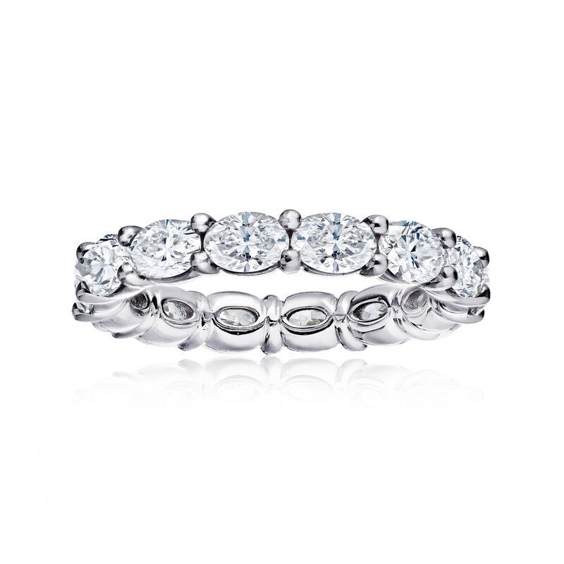 3.60 ct. t.w. Diamond Eternity-Style Wedding Band in Platinum image number 0