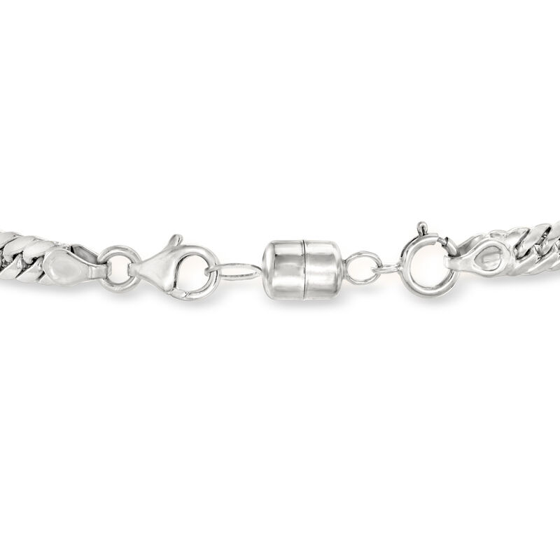 Italian 14kt White Gold Magnetic Clasp Converter image number 2