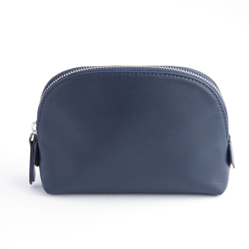 Royce Blue Leather Cosmetic Case image number 0