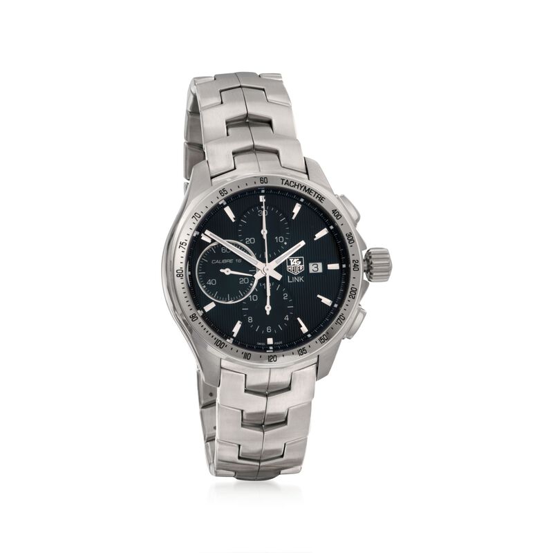 TAG Heuer Link Men's 44mm Chronograph Stainless Steel Watch  image number 0