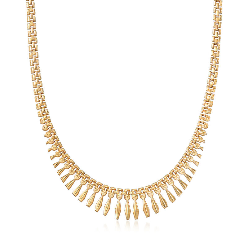 C. 1980 Vintage 14kt Yellow Gold Cleopatra Necklace image number 0