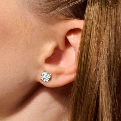2.00 ct. t.w. Lab-Grown Diamond Stud Earrings in 14kt Yellow Gold