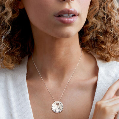 1.40 ct. t.w. Scattered Multi-Gemstone Toggle Necklace in Sterling Silver