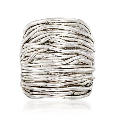 Sterling Silver Multi-Row Wrap Ring