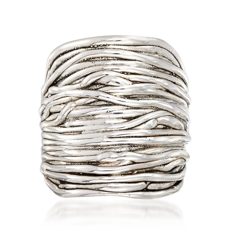 Sterling Silver Multi-Row Wrap Ring image number 0