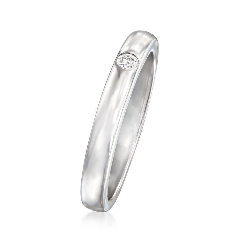 Diamond Ring in Sterling Silver image number 1