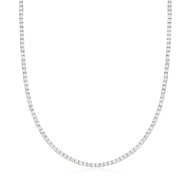 5.00 ct. t.w. Lab-Grown Diamond Tennis Necklace in 14kt White Gold image number 0