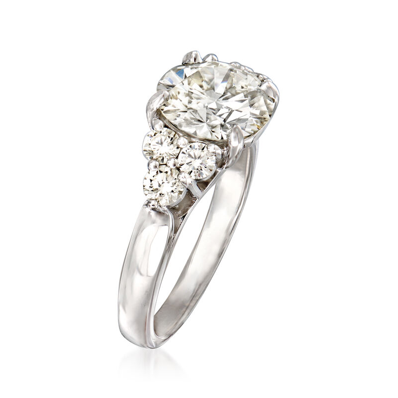 Majestic Collection 3.63 ct. t.w. Diamond Ring in 18kt White Gold image number 2