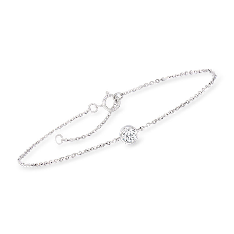 .20 Carat Diamond Single Station Bracelet in 14kt White Gold image number 0