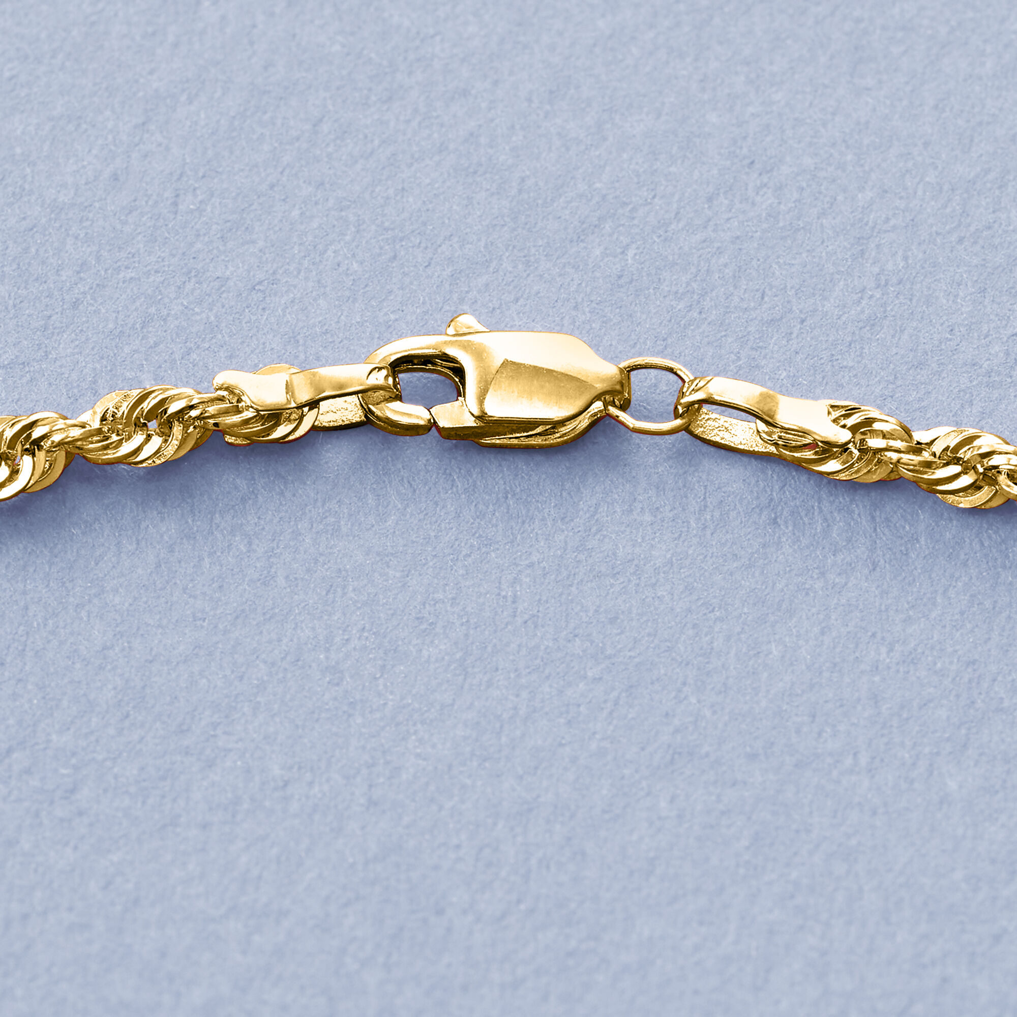 2.6mm 14kt Yellow Gold Rope-Chain Necklace | Ross Simons