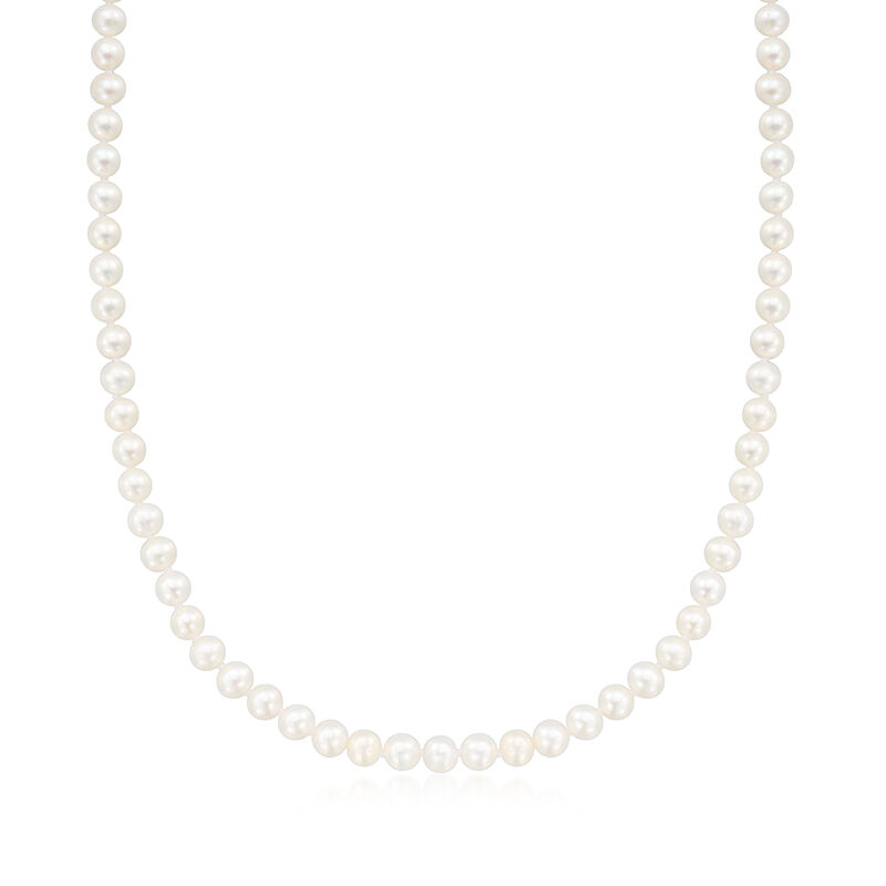 5-5.5mm Cultured Pearl Necklace with Removable 2.53 ct. t.w. Multi-Gemstone Sunflower Pendant in 18kt Gold Over Sterling. 18&quot; image number 2