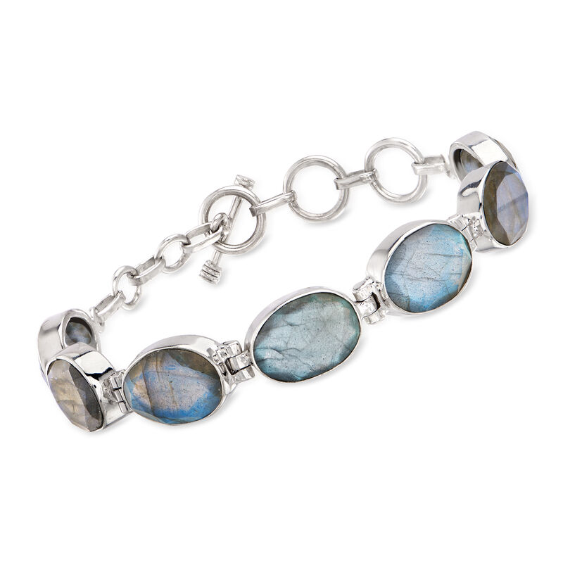 Labradorite Bracelet in Sterling Silver image number 0