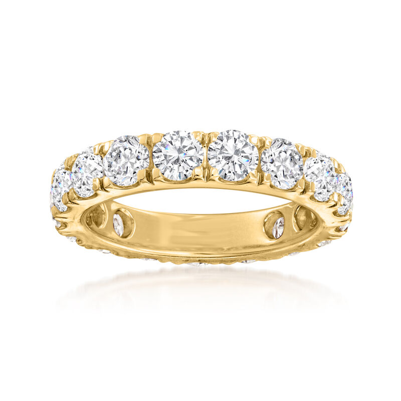 4.00 ct. t.w. Diamond Eternity Band in 14kt Yellow Gold image number 3