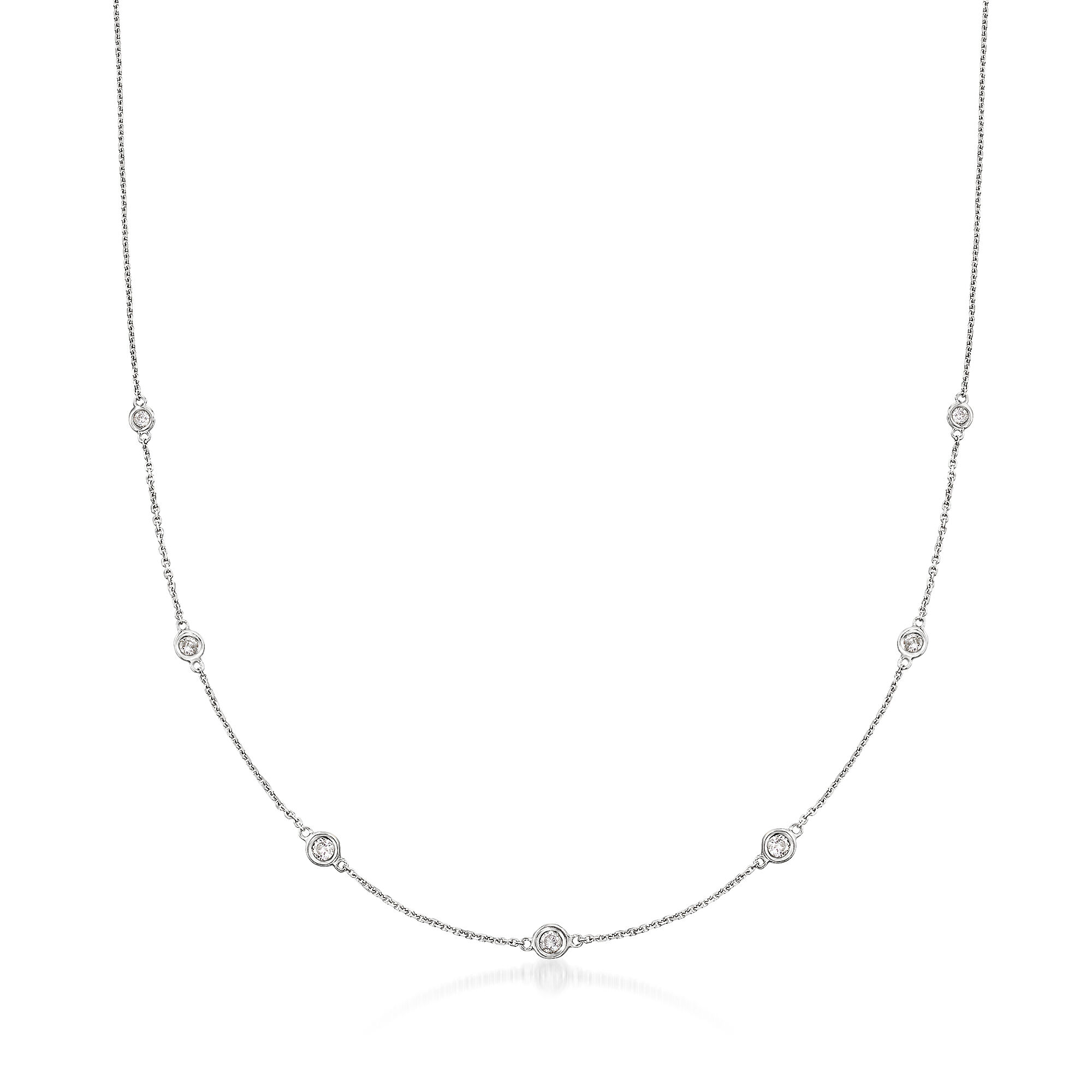 Ross simons diamond station necklace 2025