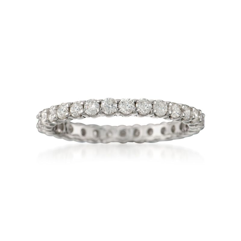 1.00 ct. t.w. Diamond Eternity Band in 14kt White Gold image number 0