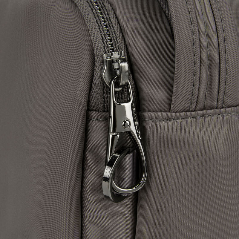Anti-Theft &quot;Addison&quot; Brown Small Crossbody Bag image number 4
