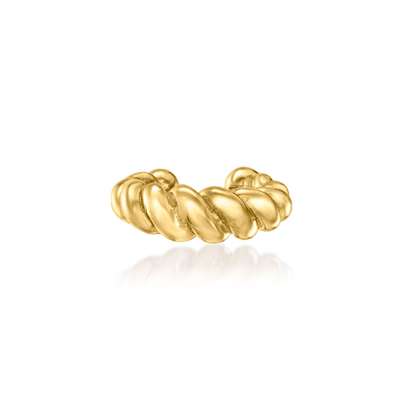 18kt Gold Over Sterling Jewelry Set: Three Ear Cuffs image number 3