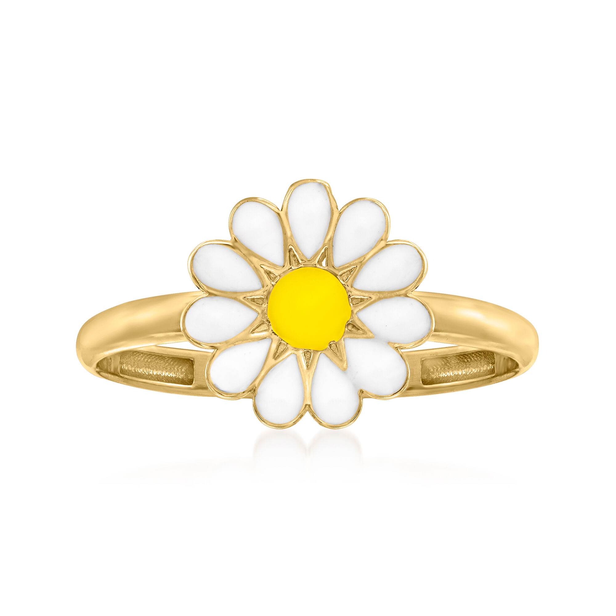 White gold daisy ring sales