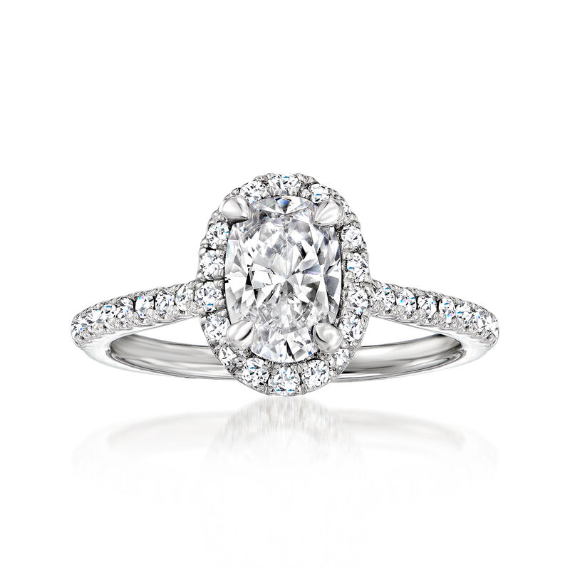 Gabriel Designs .33 ct. t.w. Diamond Engagement Ring Setting in 14kt White Gold image number 0