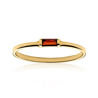 .10 Carat Garnet Ring in 10kt Yellow Gold