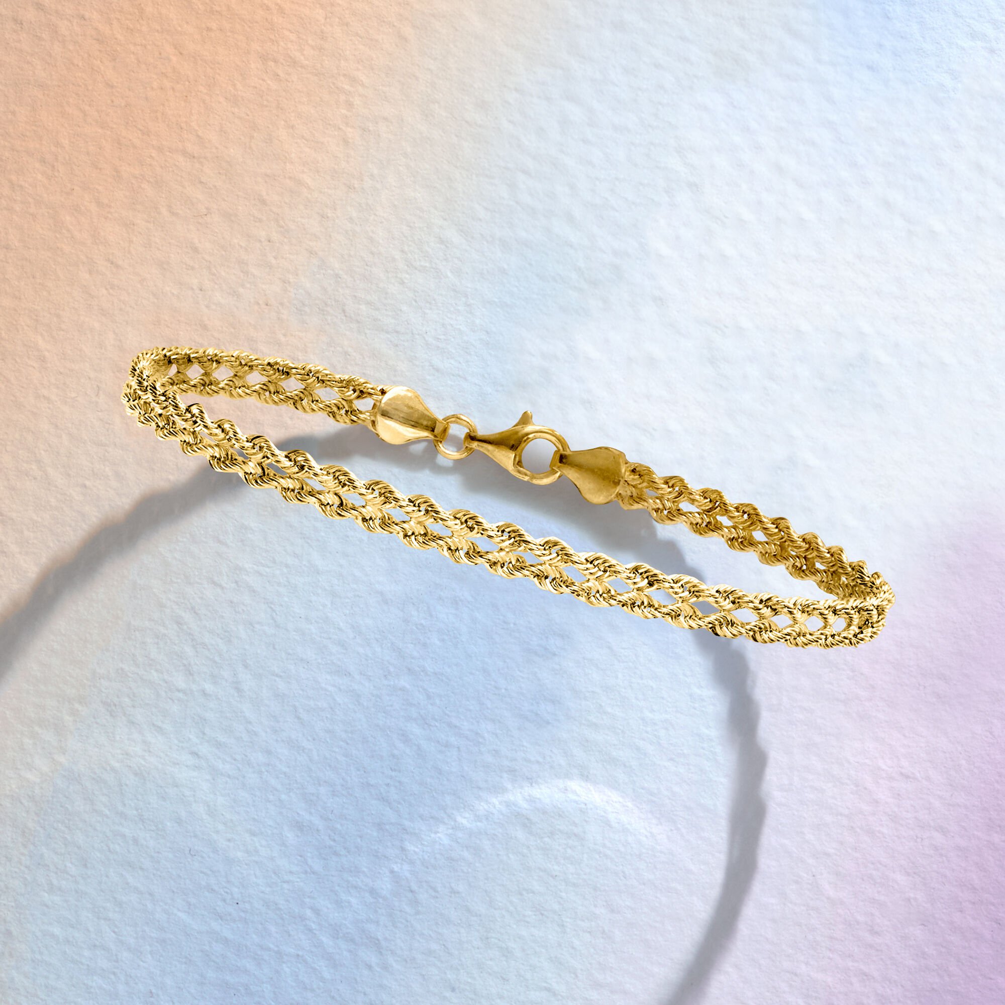 Double RL Chain Bracelet