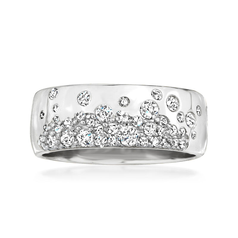 .50 ct. t.w. Scattered-Diamond Ring in Sterling Silver image number 0