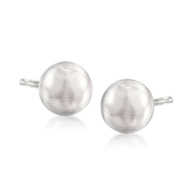 Italian Set of 3 Jewelry Set: Stud Earrings in Sterling Silver image number 4