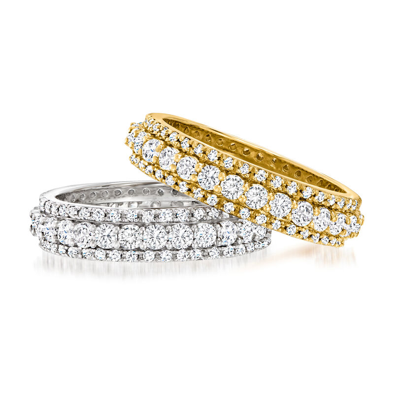 1.50 ct. t.w. Diamond Eternity Band in 14kt Yellow Gold image number 4