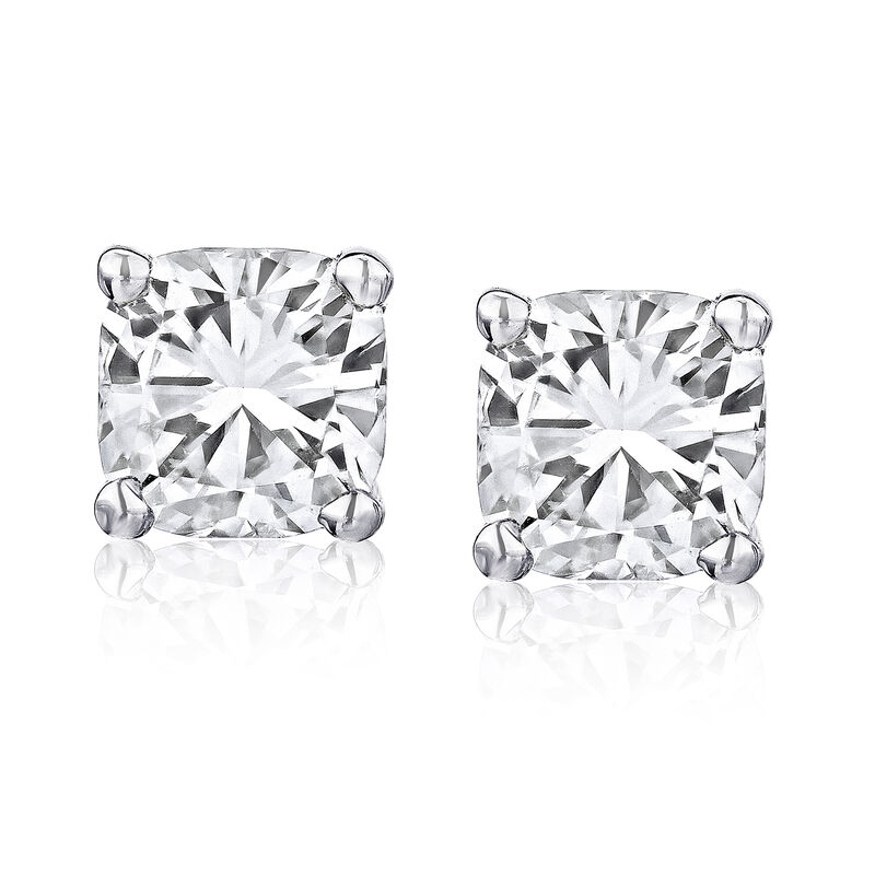 1.40 ct. t.w. Certified Diamond Stud Earrings in Platinum image number 0