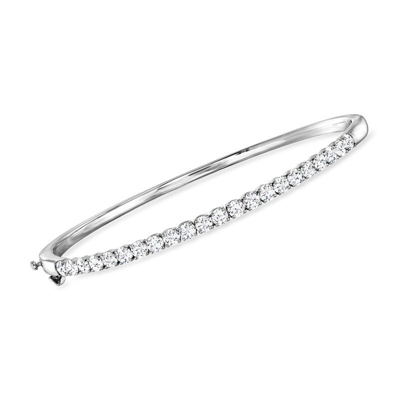 2.00 ct. t.w. Lab-Grown Diamond Bangle Bracelet in Sterling Silver image number 0