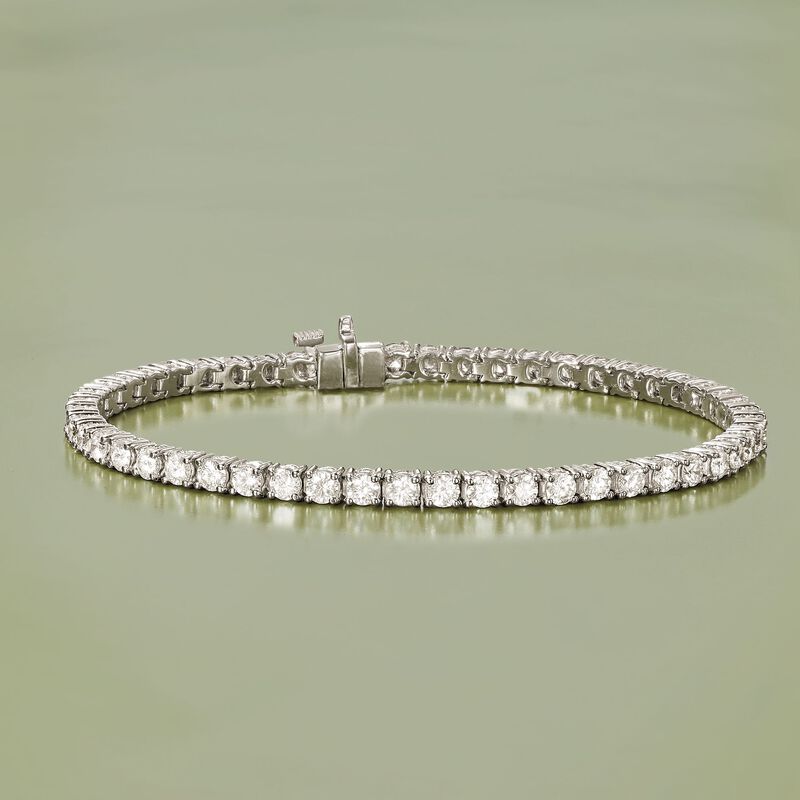 5.00 ct. t.w. Diamond Tennis Bracelet in 14kt White Gold image number 7