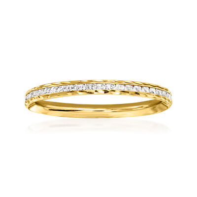 .70 ct. t.w. CZ Eternity Band in 14kt Yellow Gold