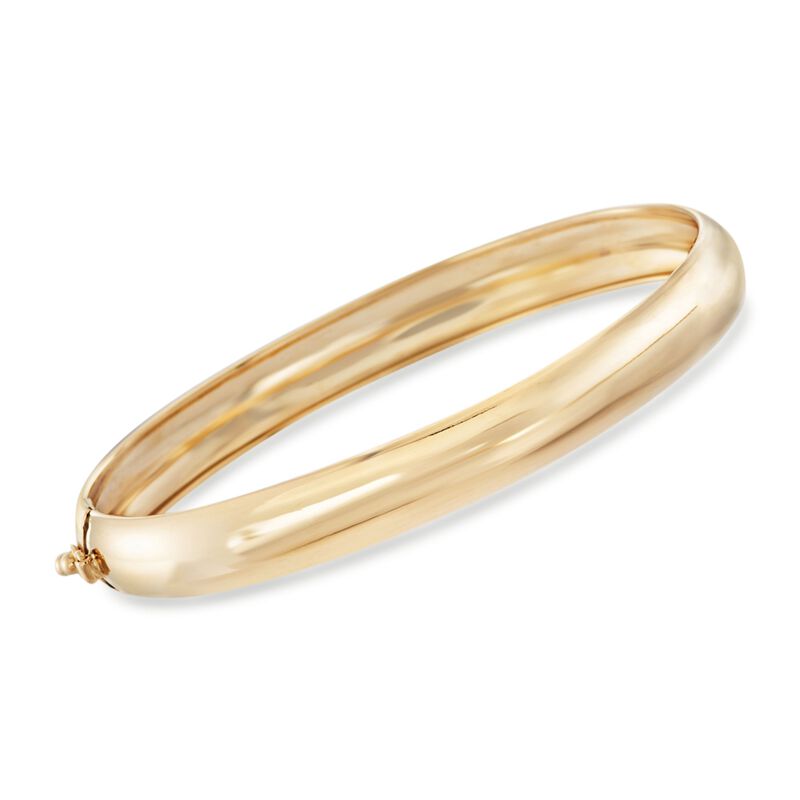 Italian 14kt Yellow Gold Bangle Bracelet image number 0