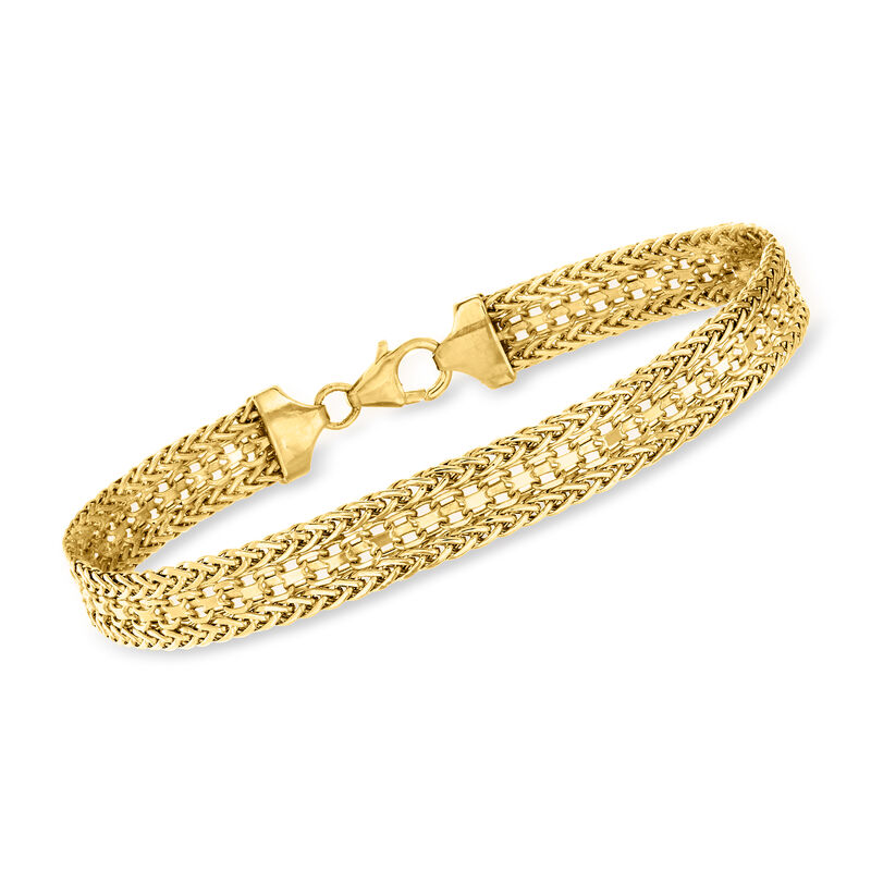Italian 14kt Yellow Gold Multi-Link Bracelet image number 0