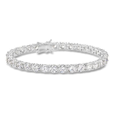 15.00 ct. t.w. CZ Tennis Bracelet in Sterling Silver