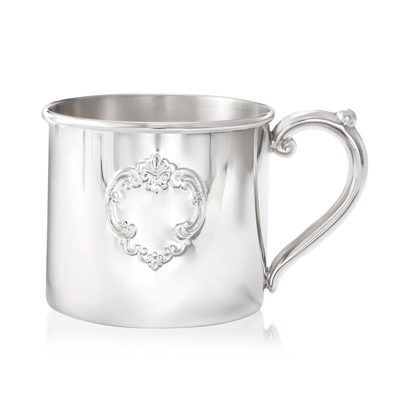 Gorham &quot;Chantilly&quot; Sterling Silver Personalized Baby Cup image number 1