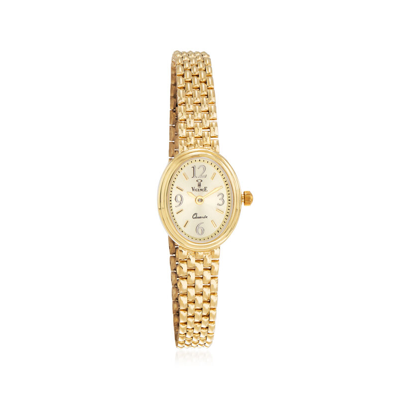 Italian Vicence Women's 16mm 14kt Yellow Gold Watch image number 0