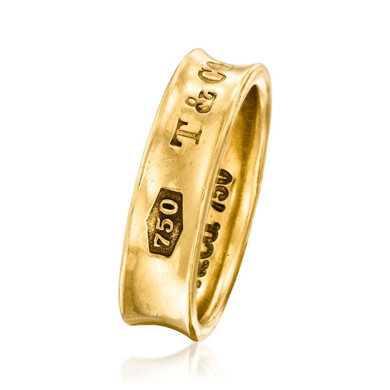 C. 1990 Vintage Tiffany Jewelry 18kt Yellow Gold Ring image number 2