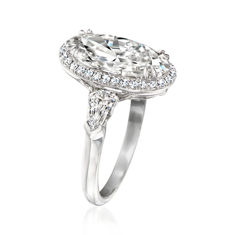 3.75 ct. t.w. Lab-Grown Diamond Ring in Platinum image number 2