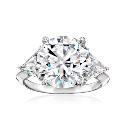 7.50 ct. t.w. CZ Ring in Sterling Silver