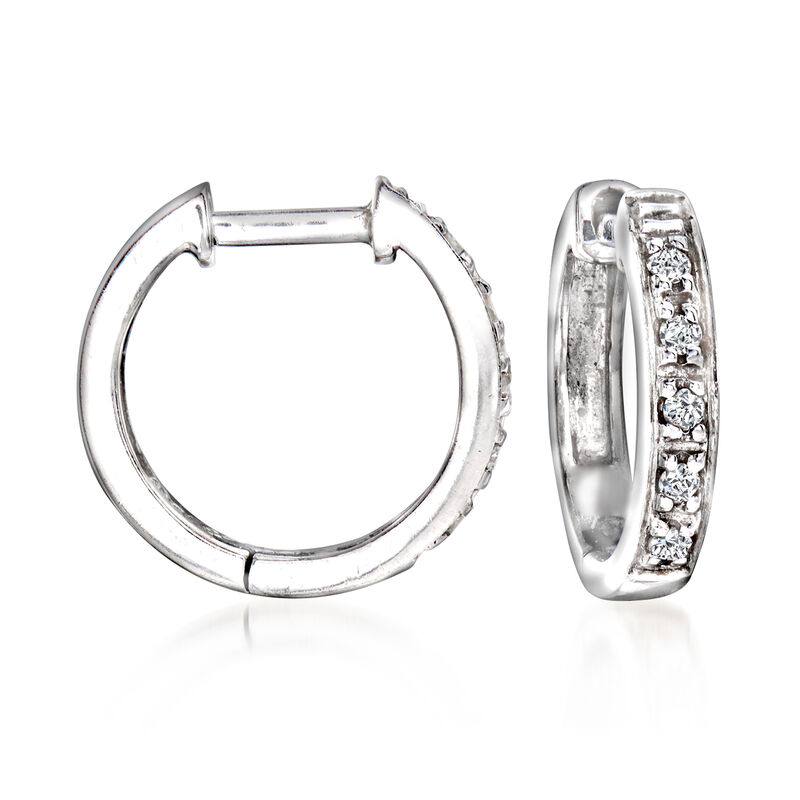 C. 2010 Vintage 1.00 ct. t.w. Diamond Removable Chandelier Earrings in 14kt White Gold image number 3