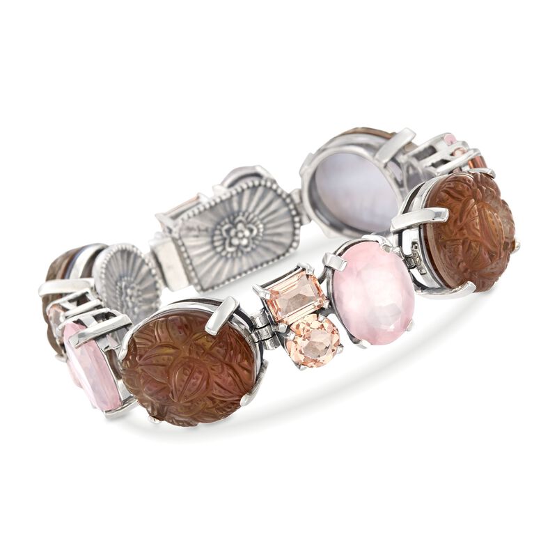 Stephen Dweck Multi-Stone Statement Bracelet in Sterling Silver image number 0