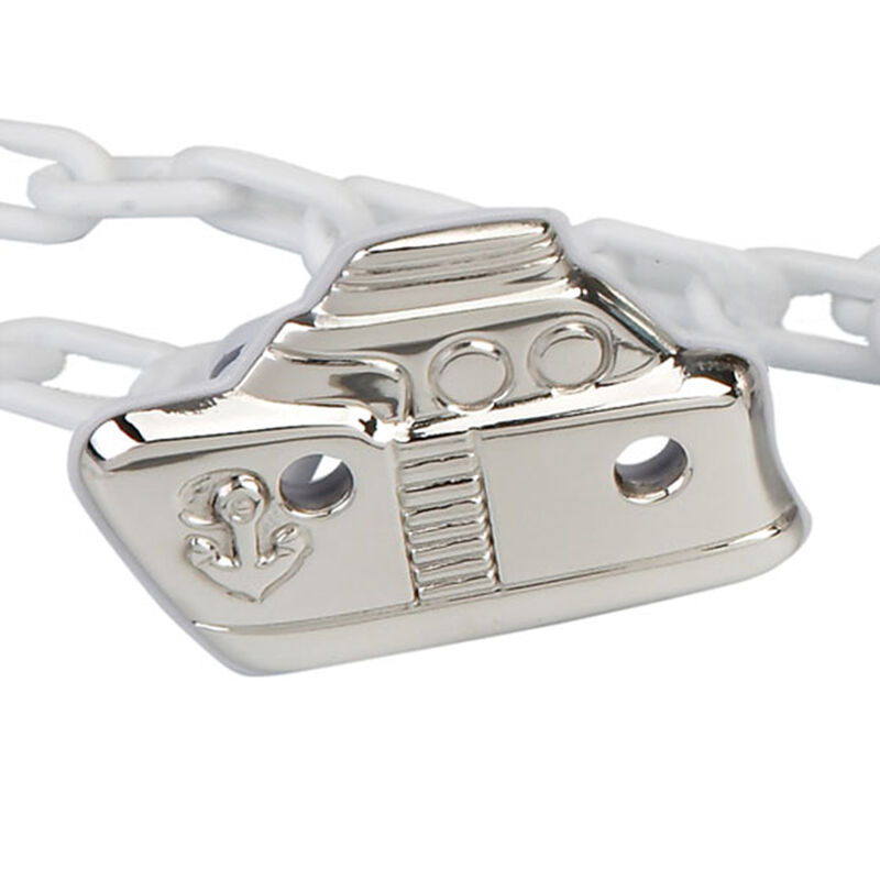 Cunill Sterling Silver Boat Pacifier Clip image number 1
