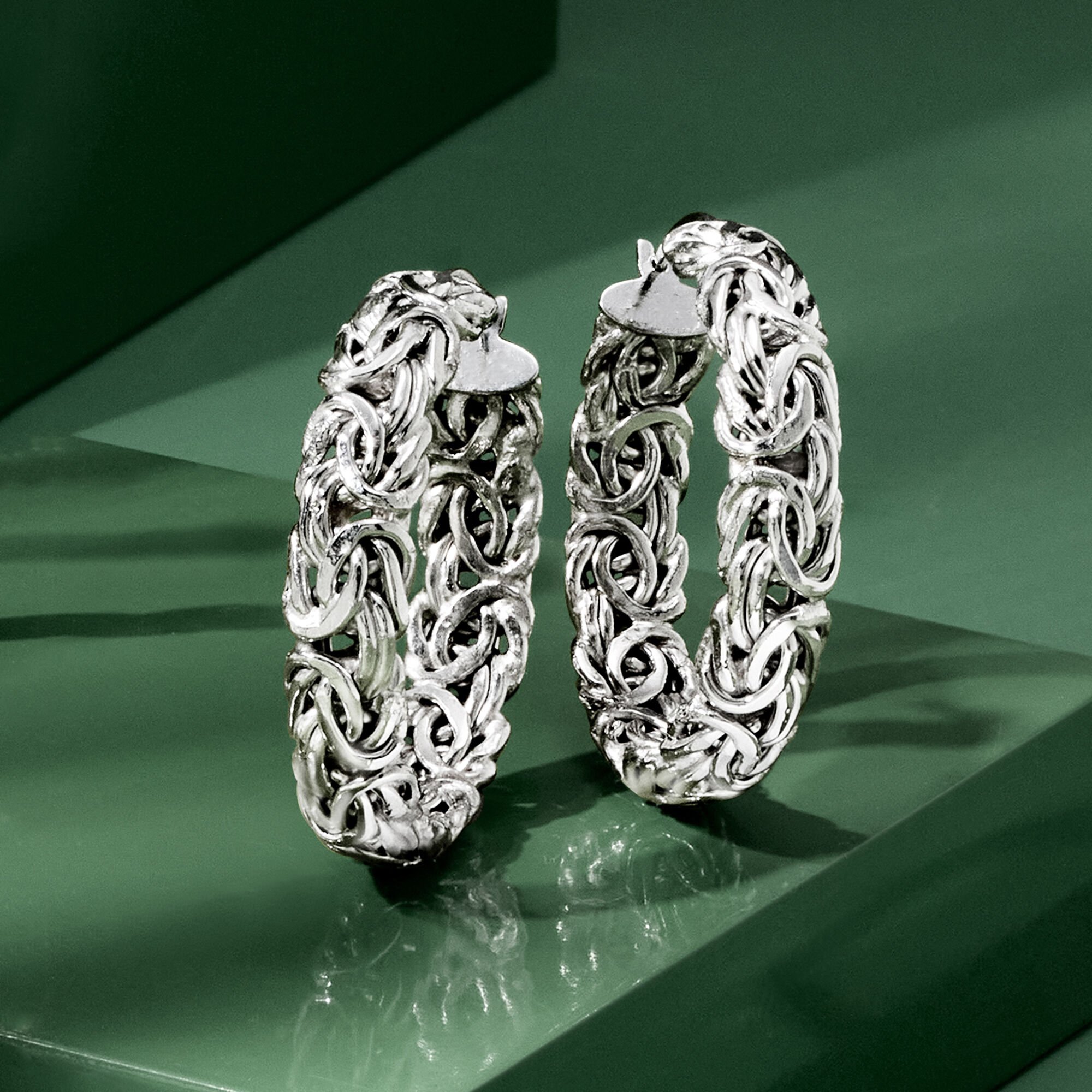 Fred Perry × Raf Simons Silver Earring