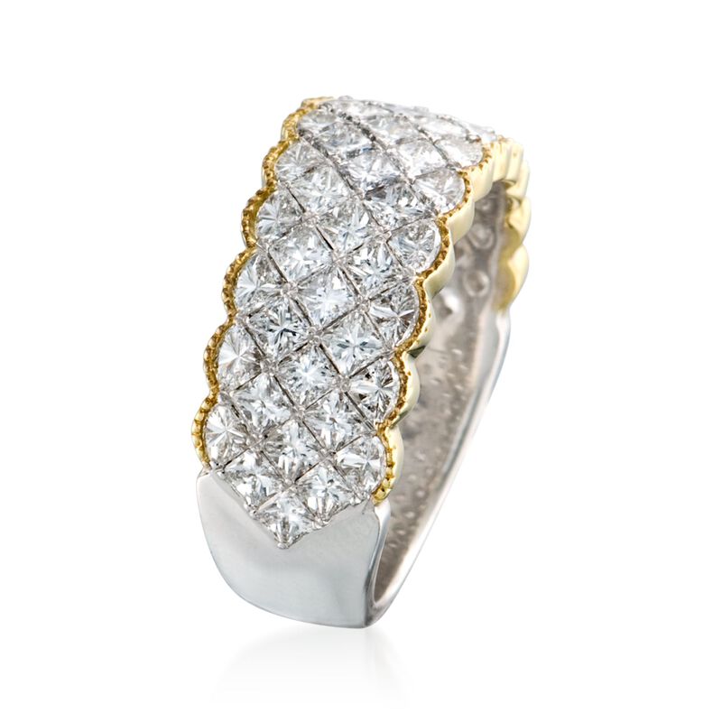 2.79 ct. t.w. Diamond Ring in 18kt Two-Tone Gold. Size 7 image number 1