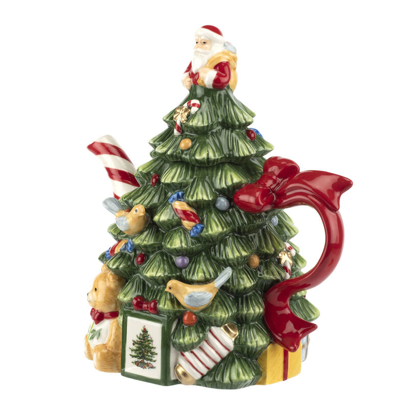 Spode "Christmas Tree" Teapot image number 2