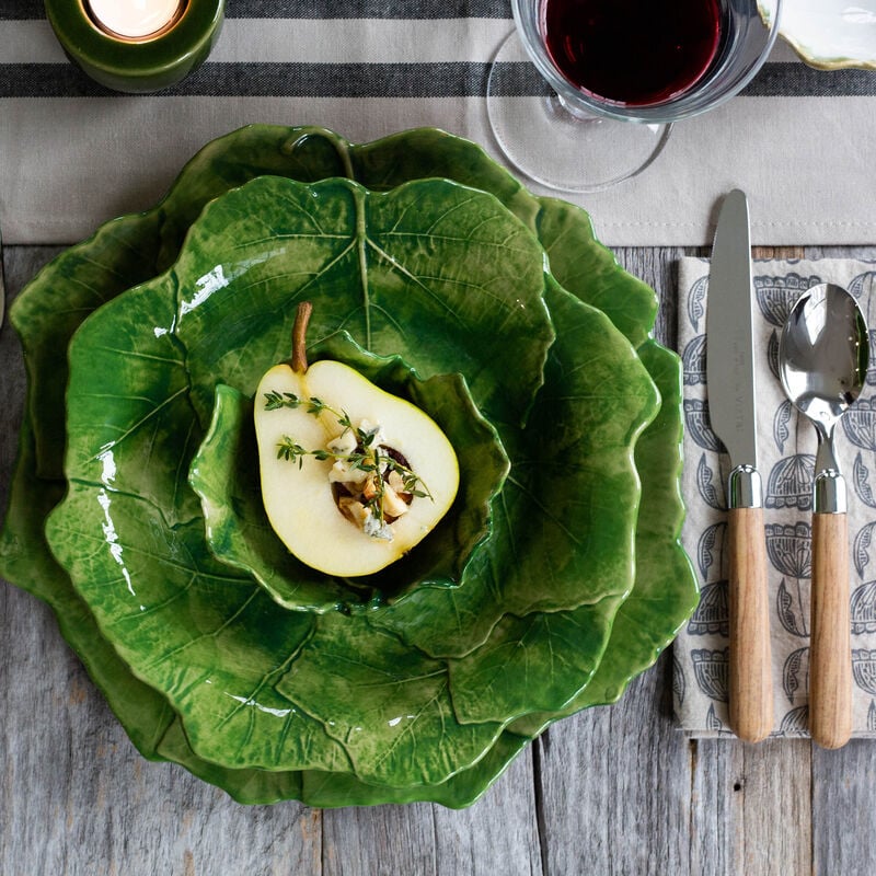 Vietri "Foglia" Green Dinnerware from Italy image number 5