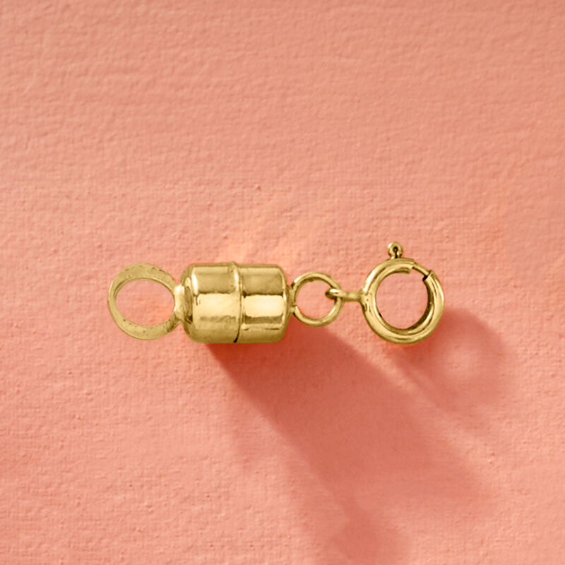 Italian 14kt Yellow Gold Magnetic Clasp Converter image number 4