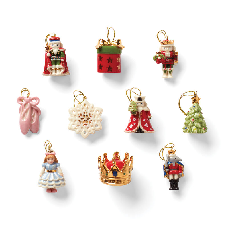 Lenox &quot;Nutcracker&quot; Set of 10 Mini Ornaments  image number 0